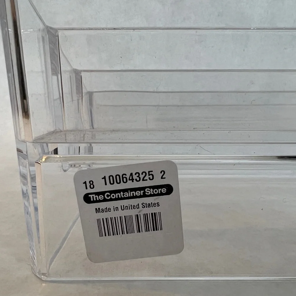 THE CONTAINER STORE Clear Acrylic Nail Polish Riser